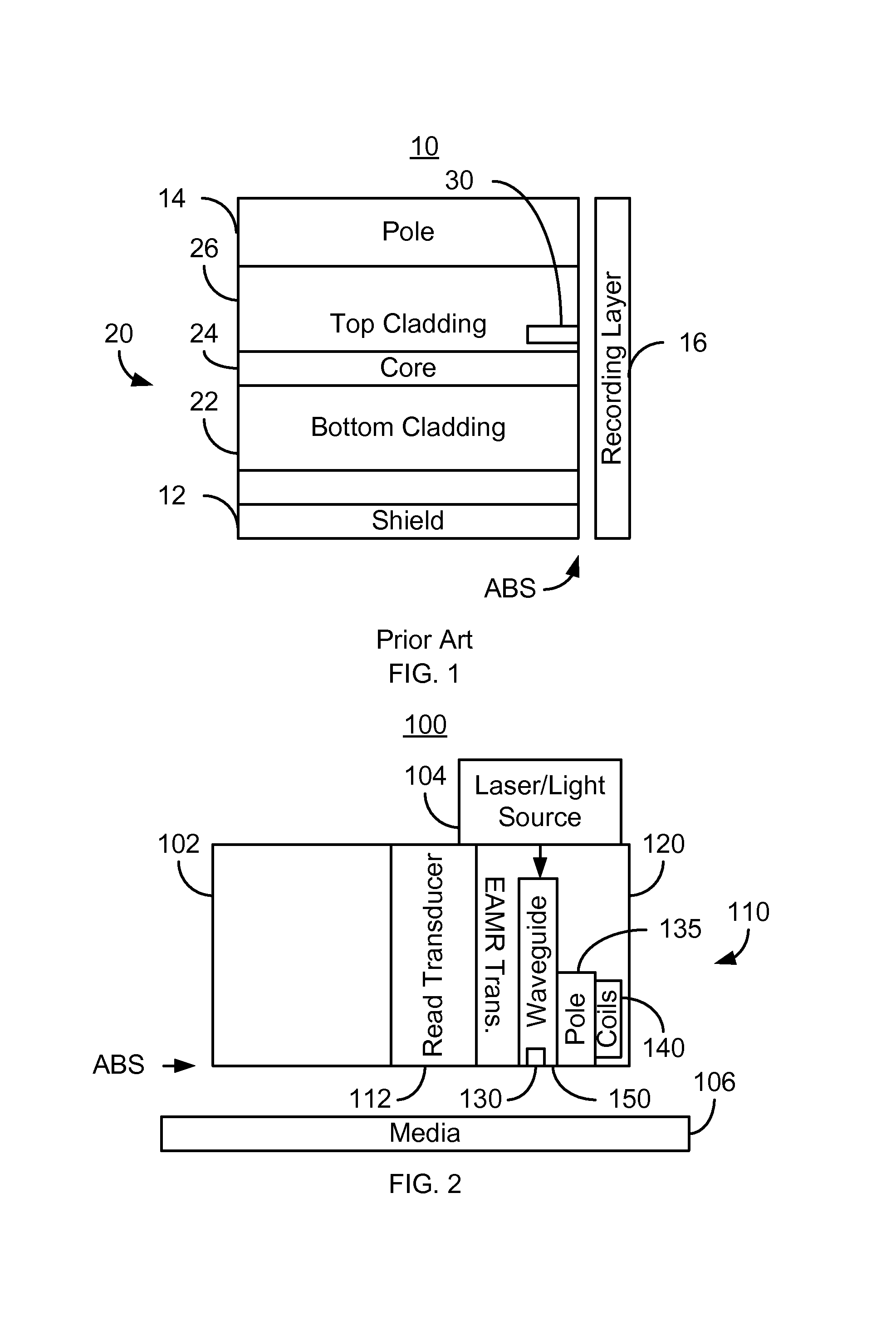 Energy-assisted magnetic recording head having multiple cores of different lengths