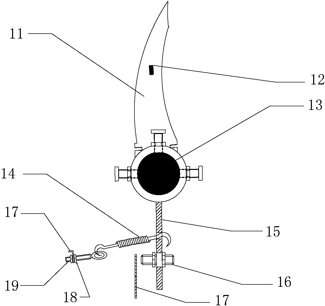 Automatically adjusted scraping device for belt conveyor