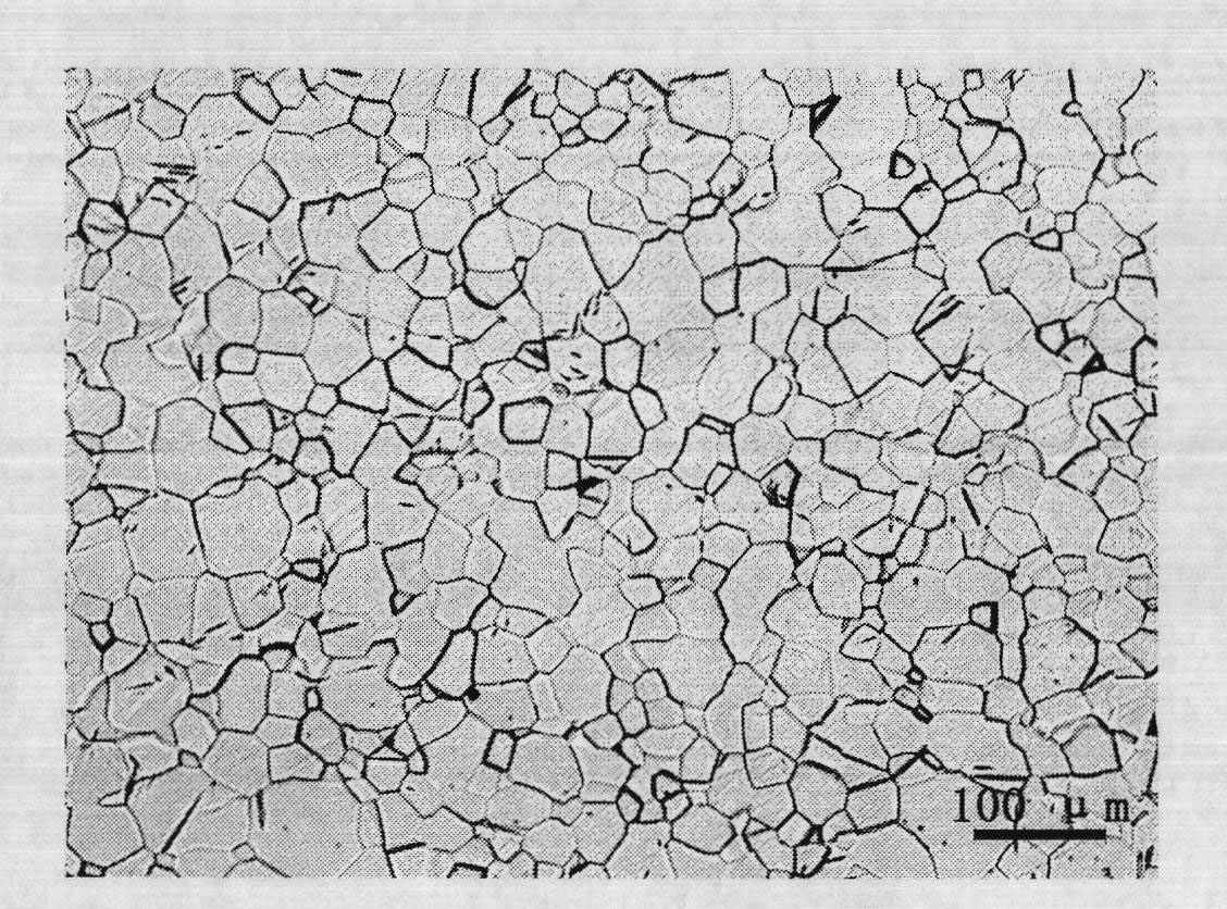 Observation method of Ti-Ni alloy metallographic structure