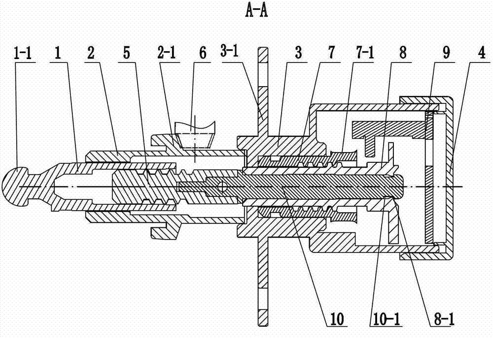 Built-in dimming motor device of automobile headlamp