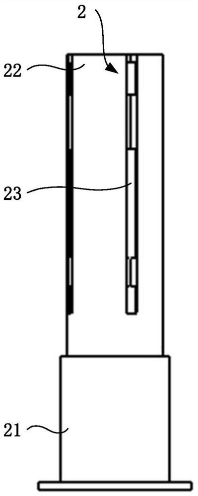 Damping vibration attenuation device and aero-engine