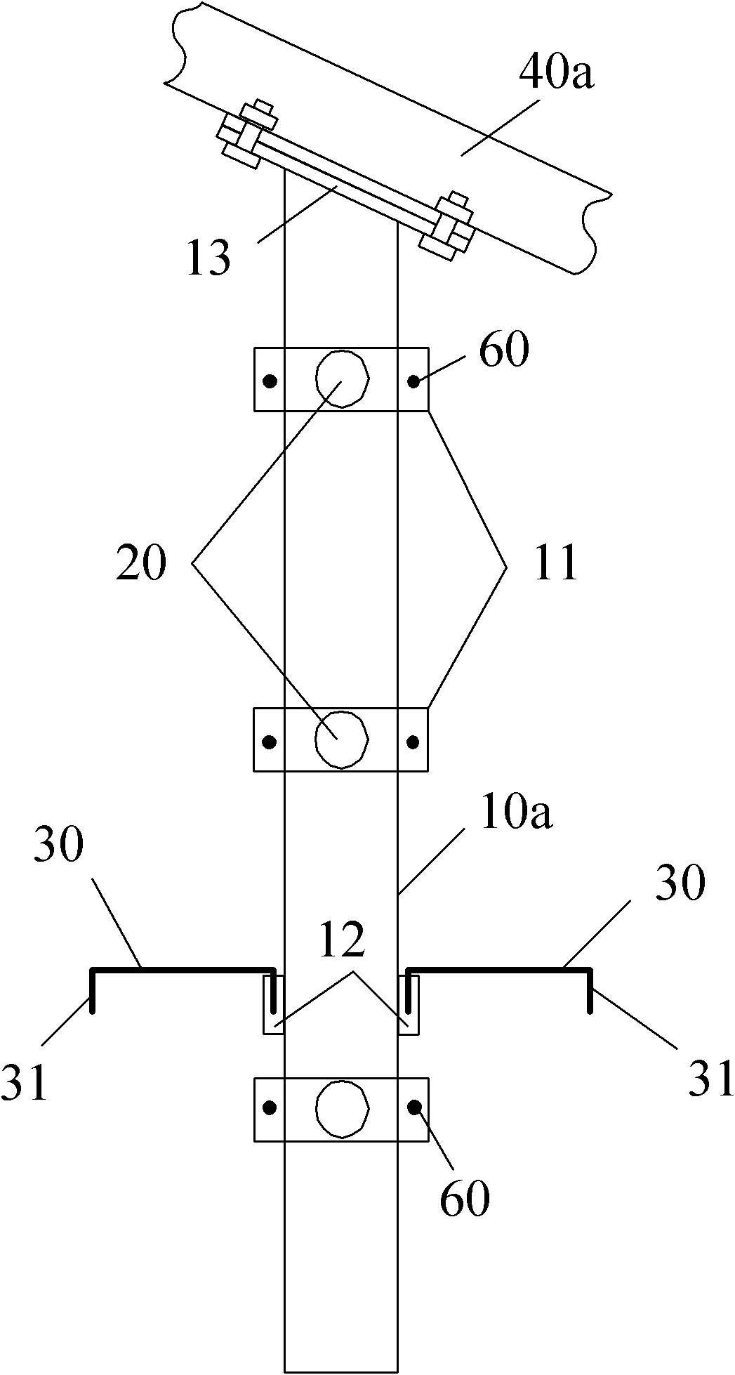 Support for mine concrete support engineering and support method thereof