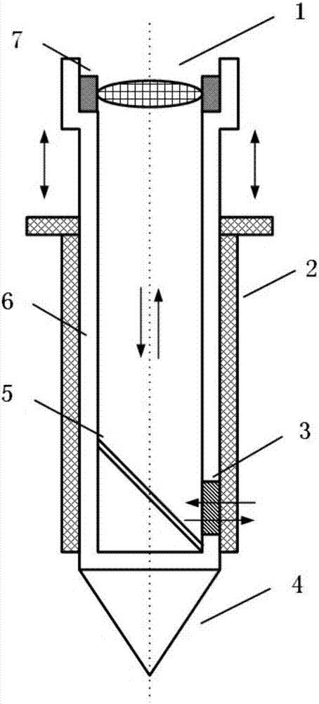 Raman spectrum probe extending device for detecting deeper solid sample