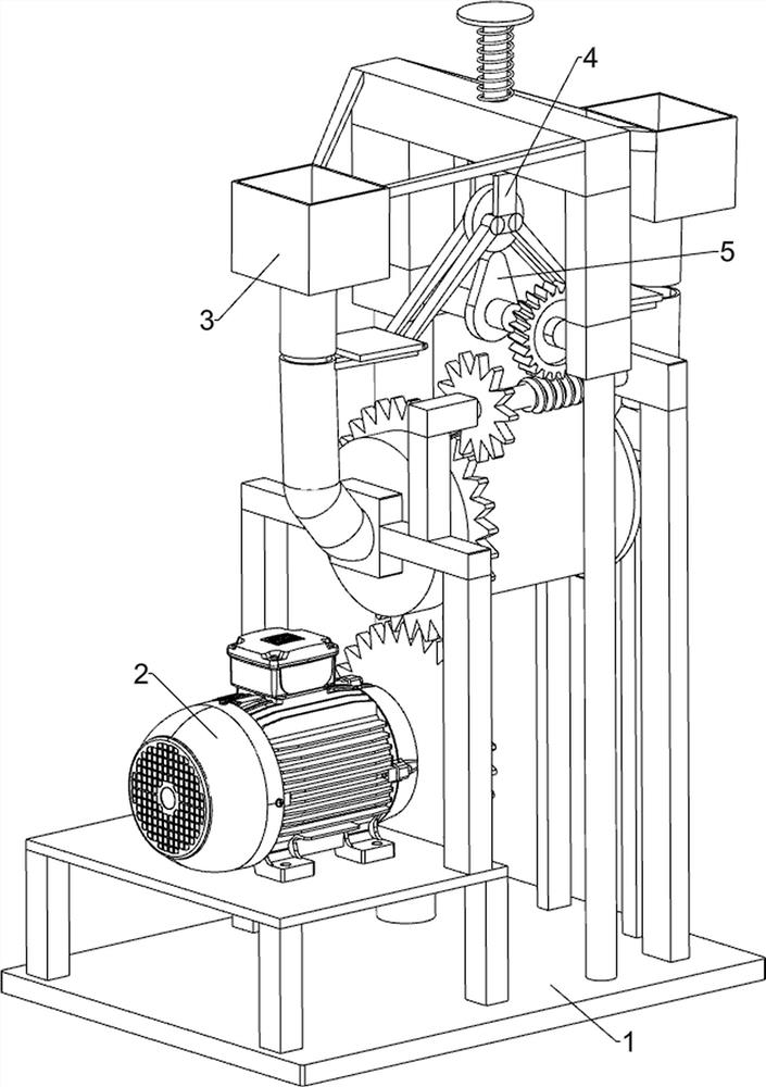 Mixed coating stirring device