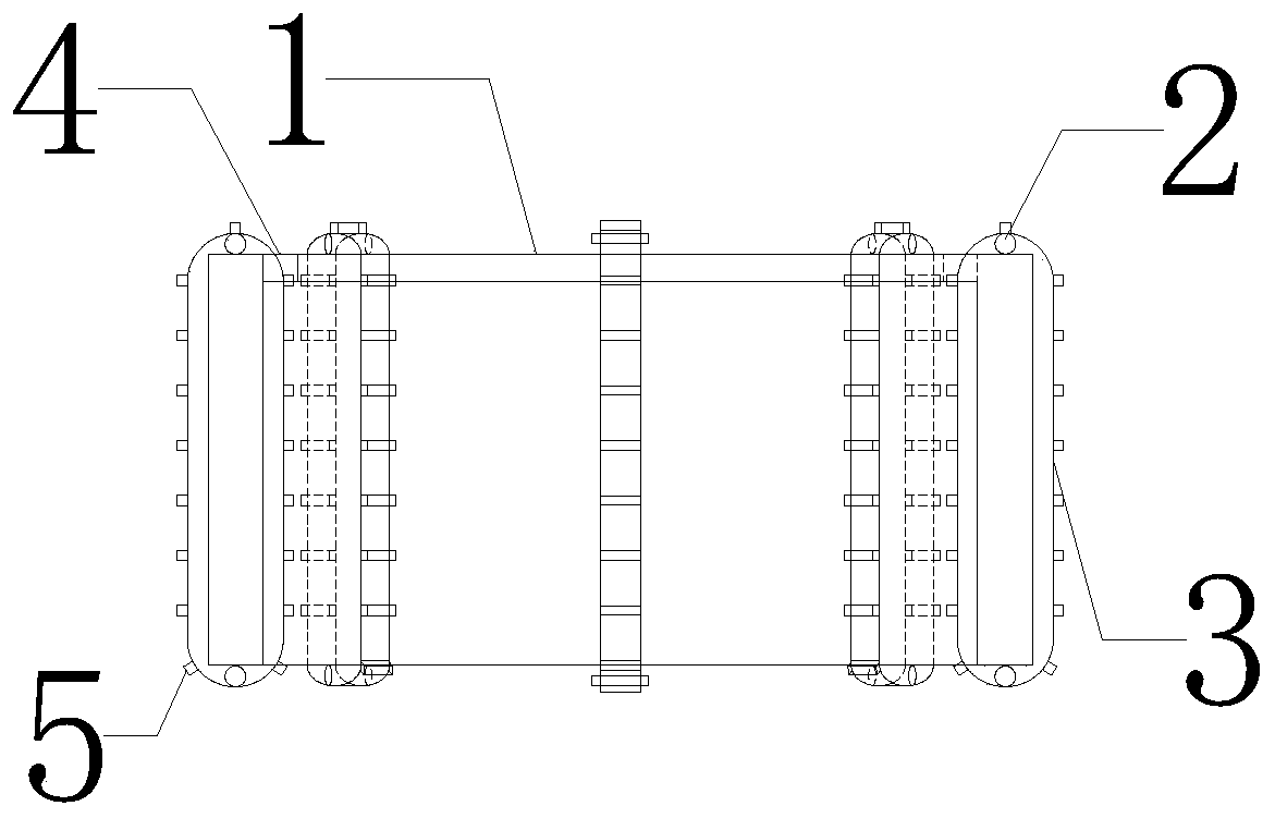 Crawler type injection device used for thick-wall concrete cylindrical foundation sinking