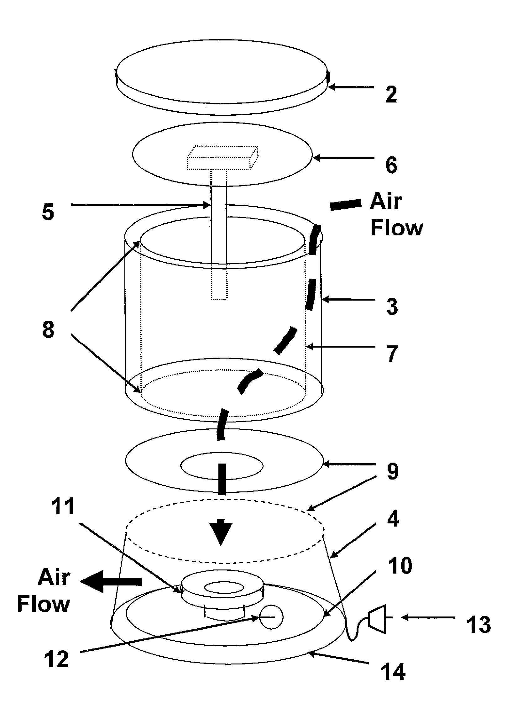 System for purifying air through germicidal irradiation and method of manufacture