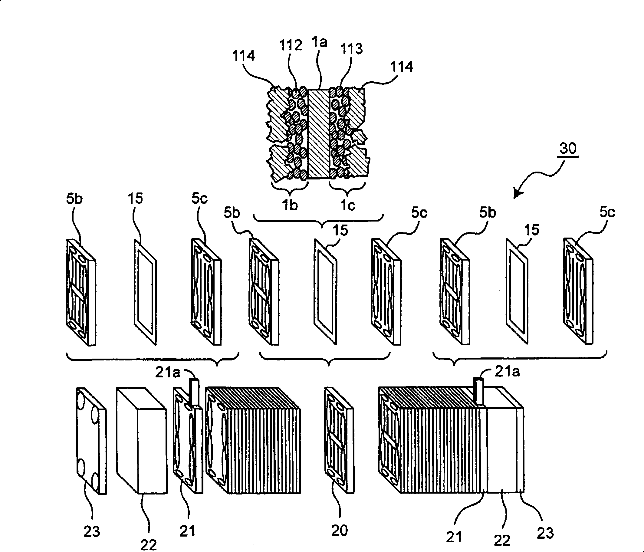 Polymer electrolyte fuel cell and electrode/film/frame assembly manufacturing method