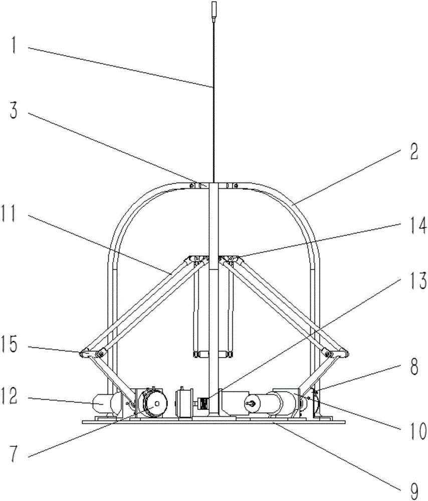 Force feedback type needle puncture surgery training simulation device