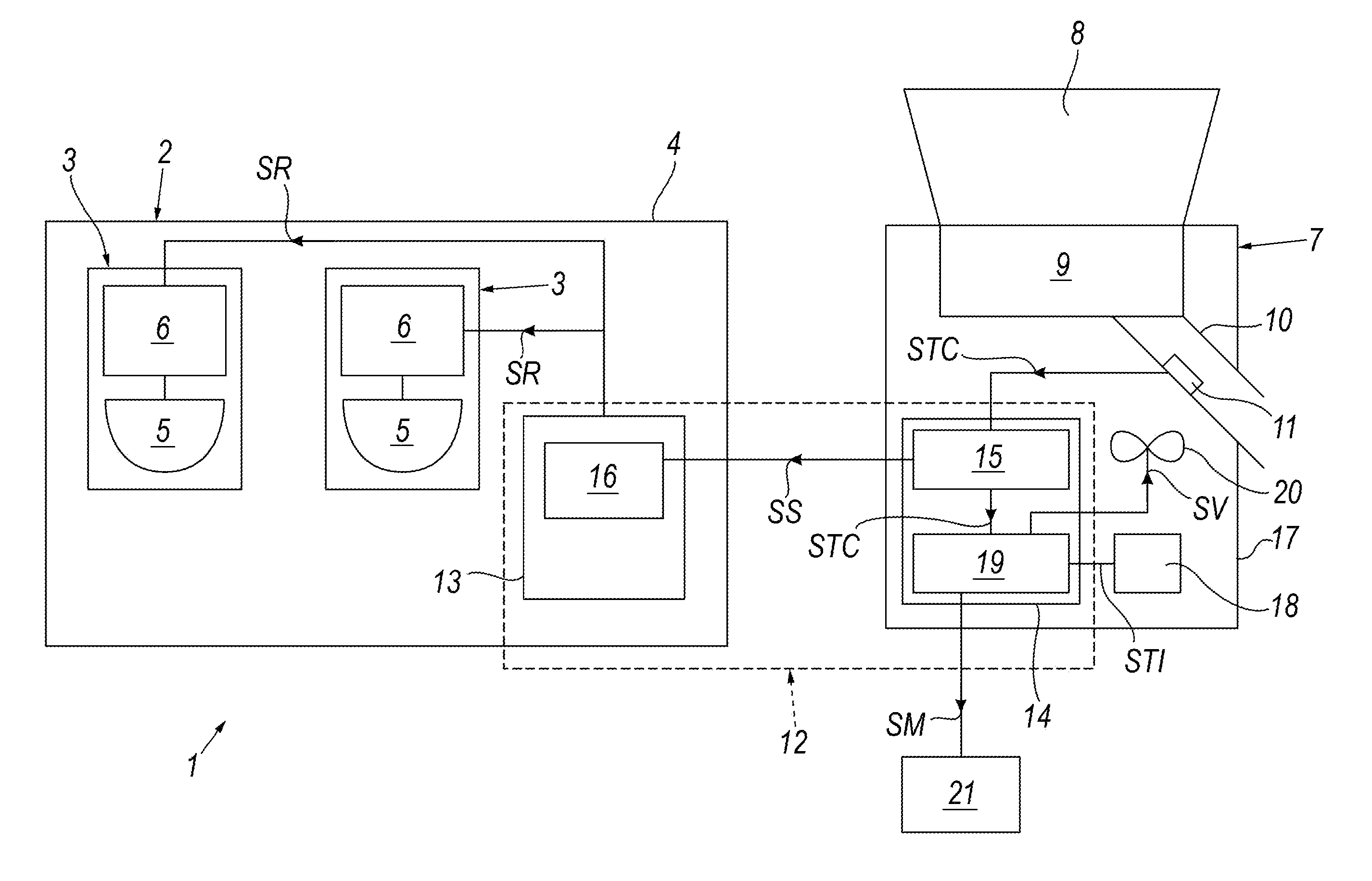 Espresso coffee dispensing system and method