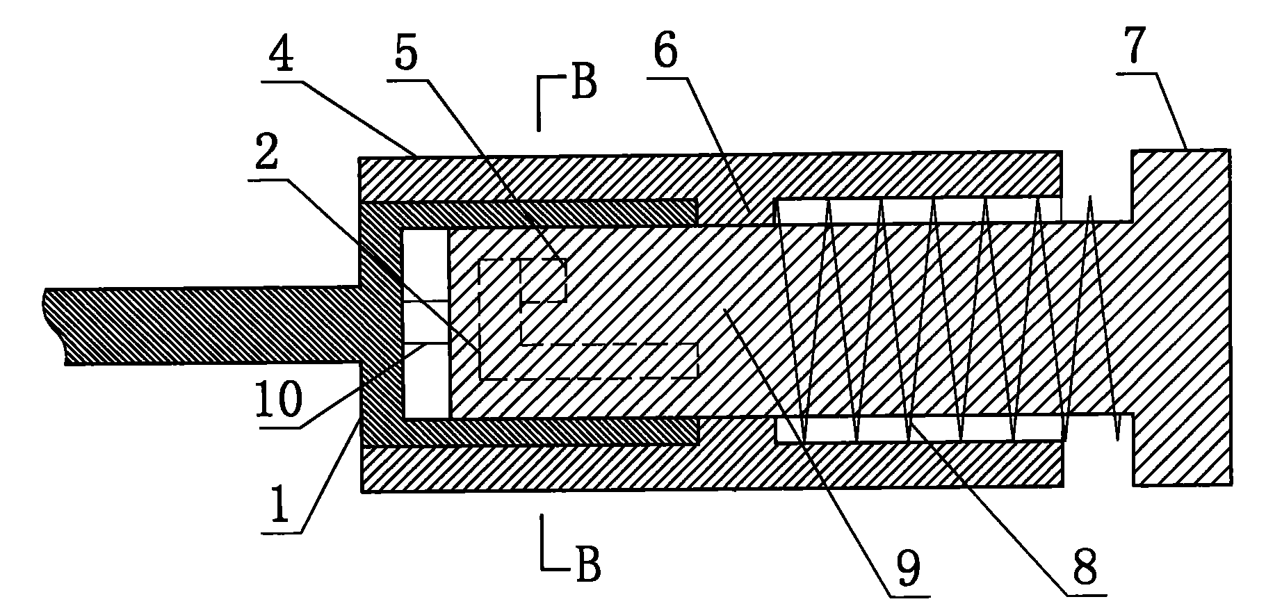 Backwards-turnable type hand surgery quick-assembling handle