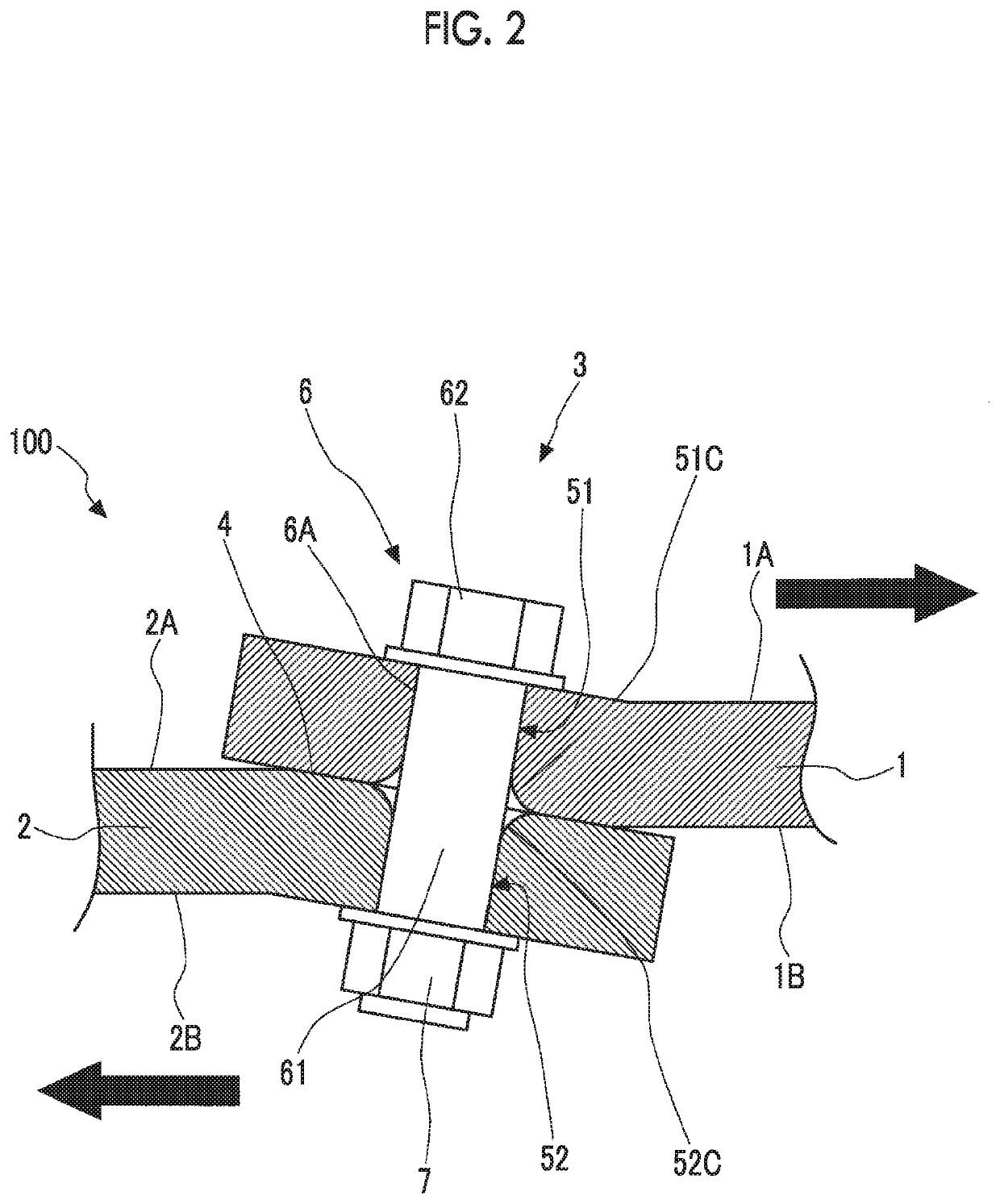 Composite material assembly