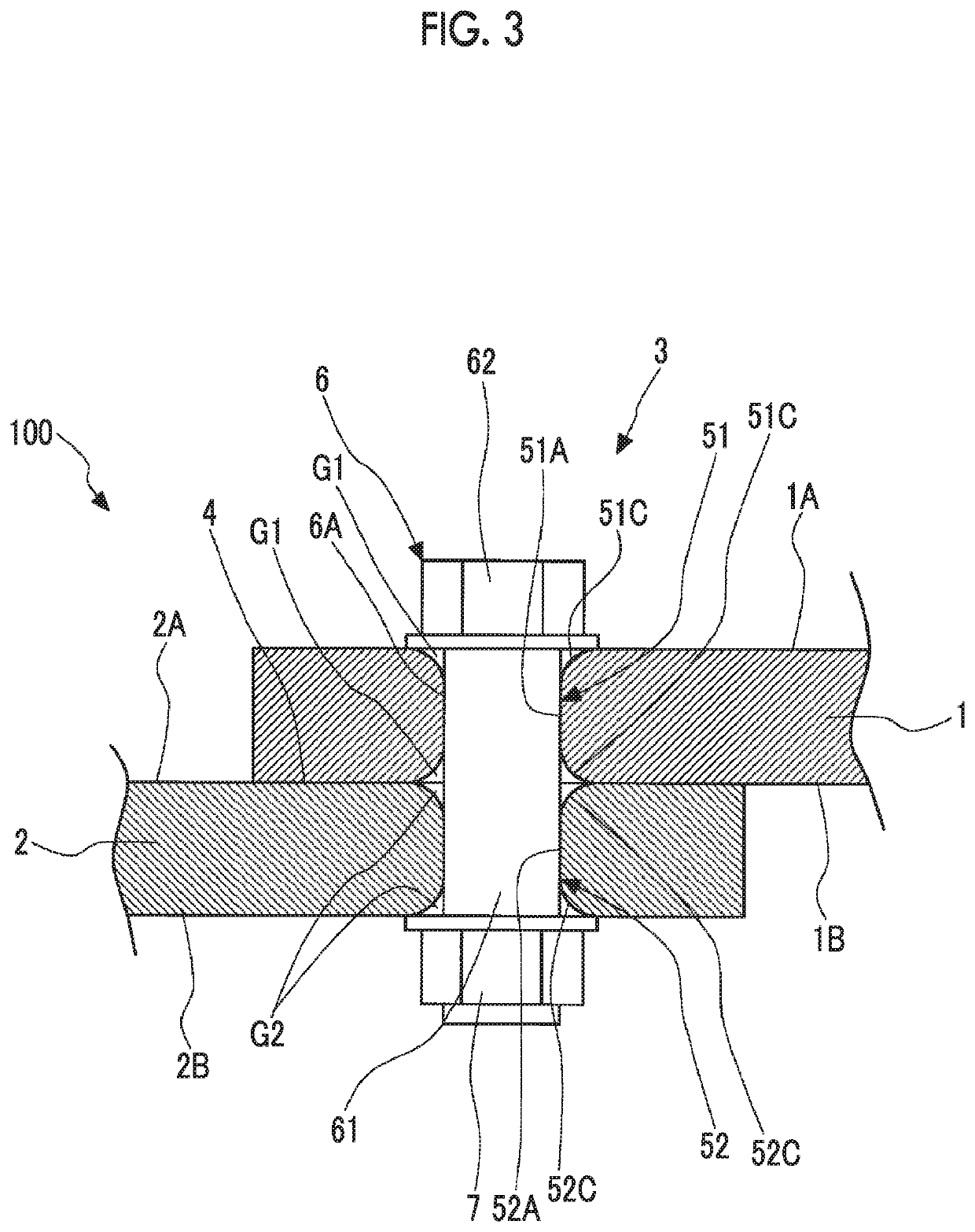 Composite material assembly