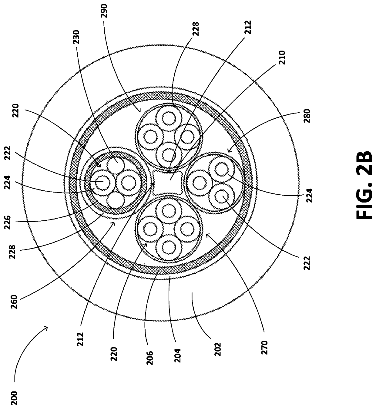 Low noise oximetry cable