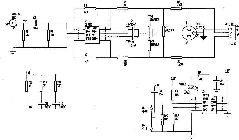 Adaptive video twisted-pair receiver