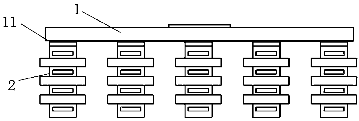 Air outlet of energy storage air duct