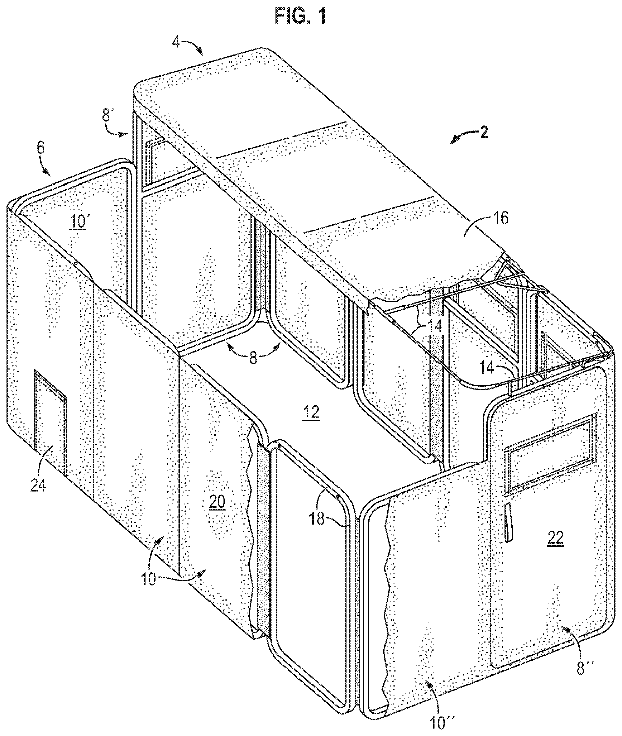 Reconfigurable hunting blind