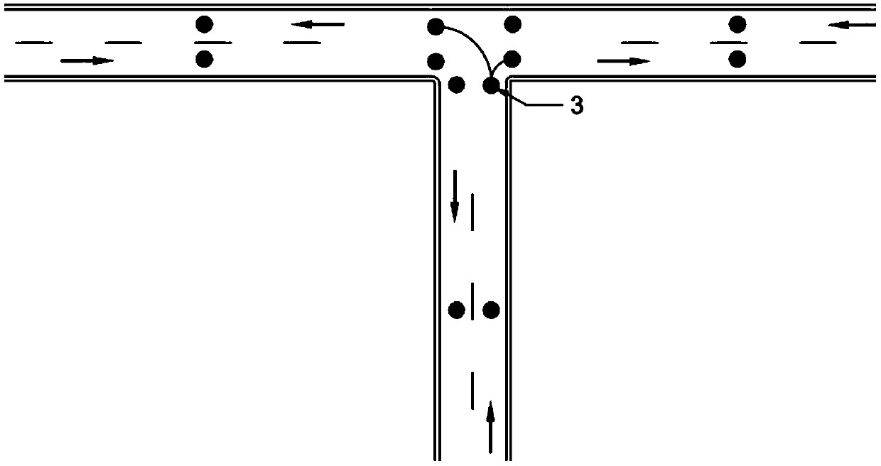 Map element extraction method of automatic mapping robot