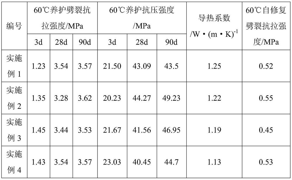 Concrete for thermal damage tunnels