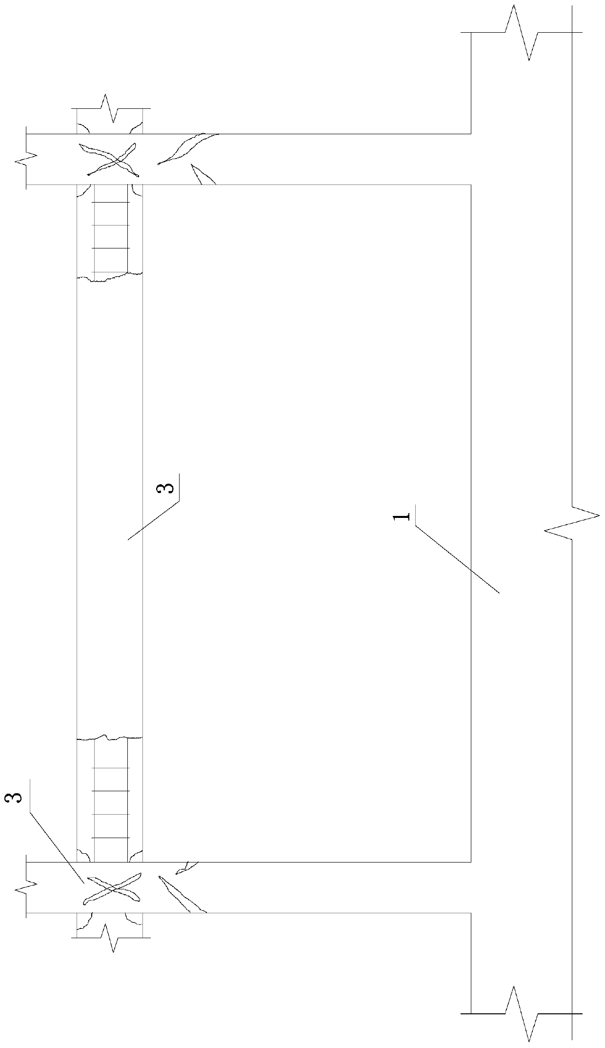 Construction Method of Self-resetting Concrete Frame with Enlarging Section and Reinforcing Earthquake-damaged Columns