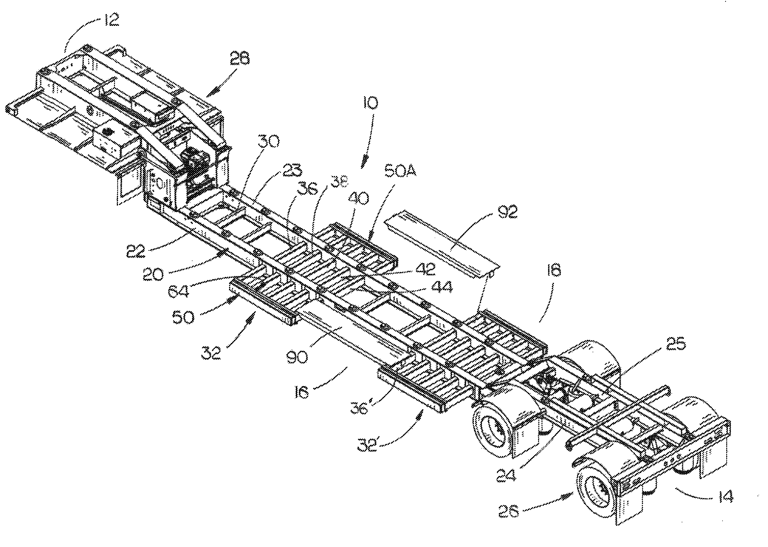 Adjustable width trailer