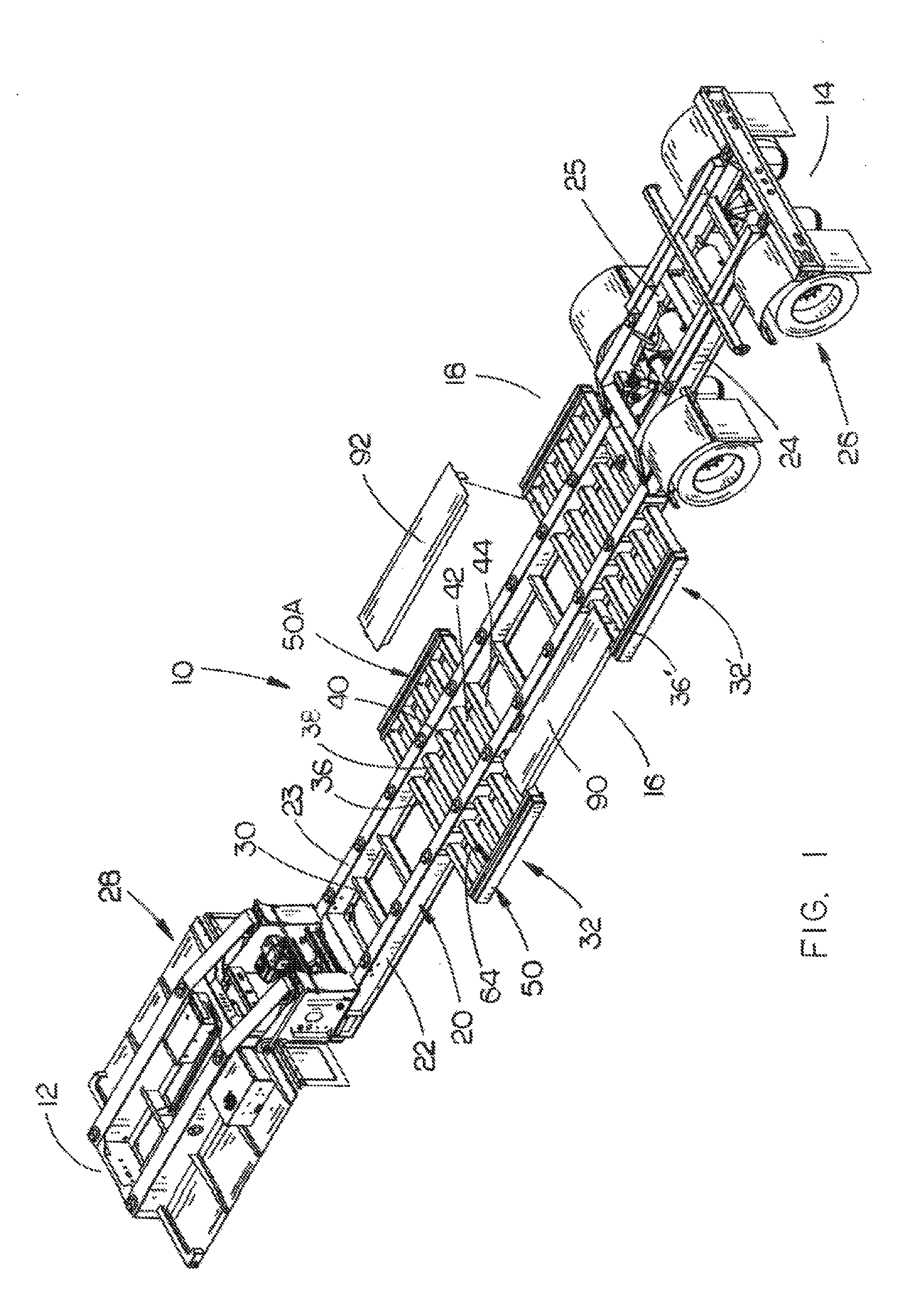 Adjustable width trailer