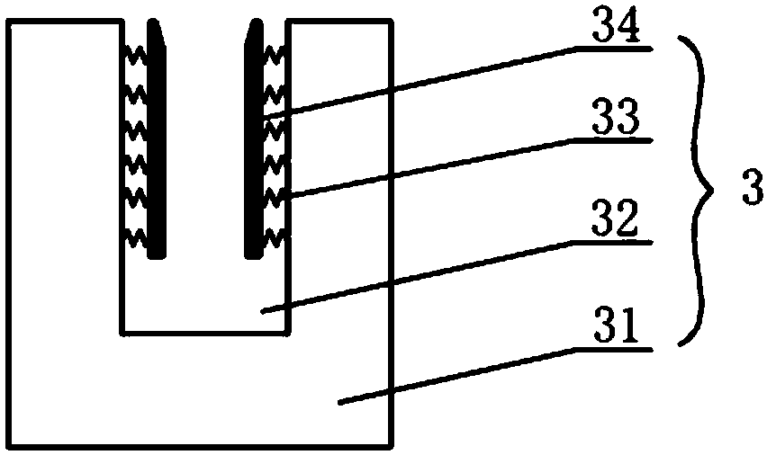 Square metal product edge cutting die