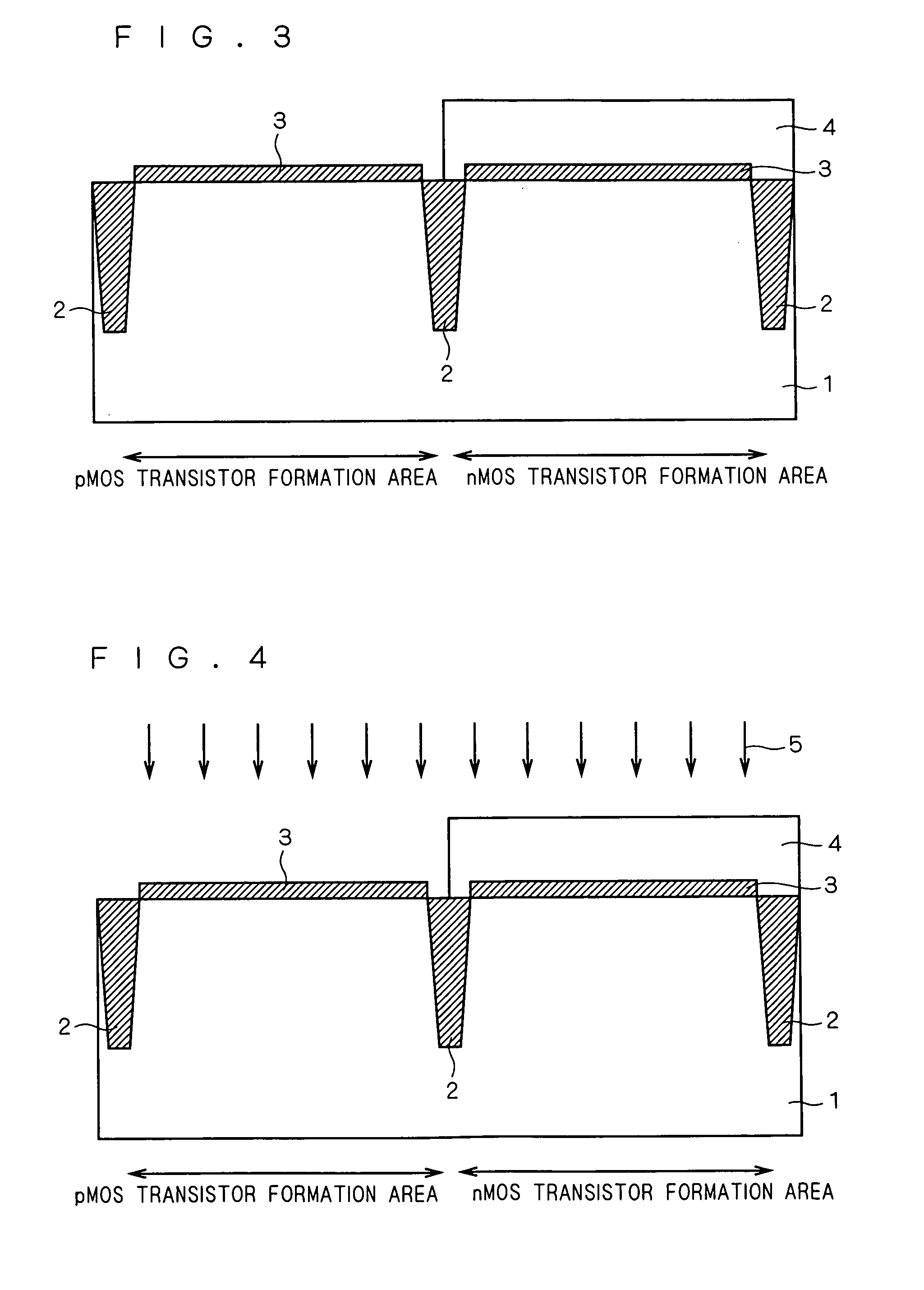 Manufacturing method of CMOS type semiconductor device, and CMOS type semiconductor device