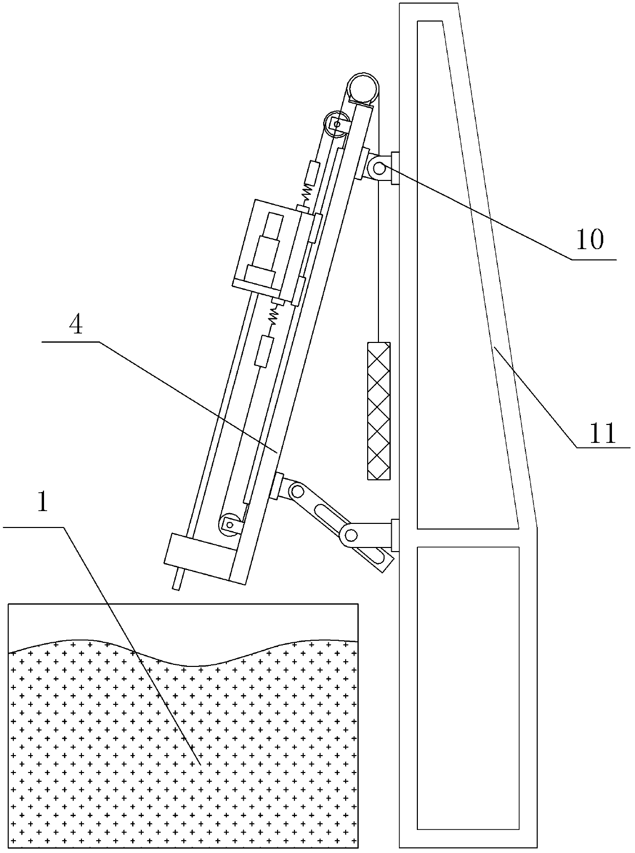 Device for testing drilling performance of drilling tool for sampling deep layer of planet