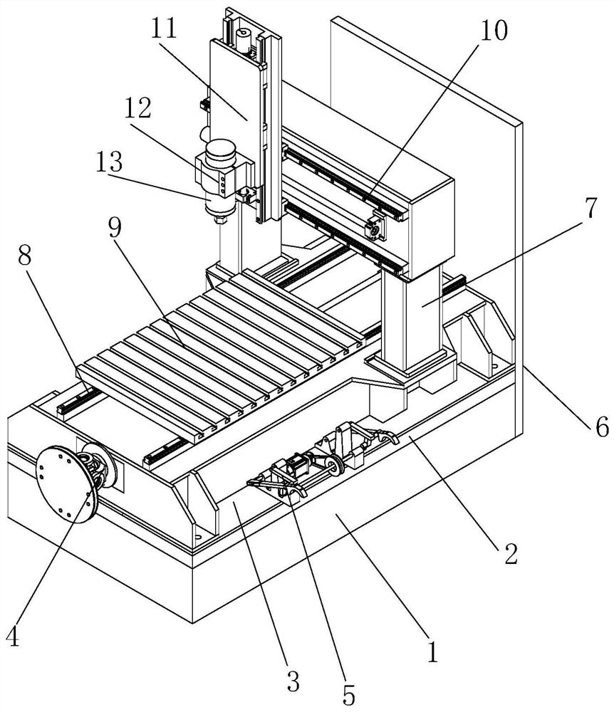 A Longmen Machining Center with Resonant Noise Reduction