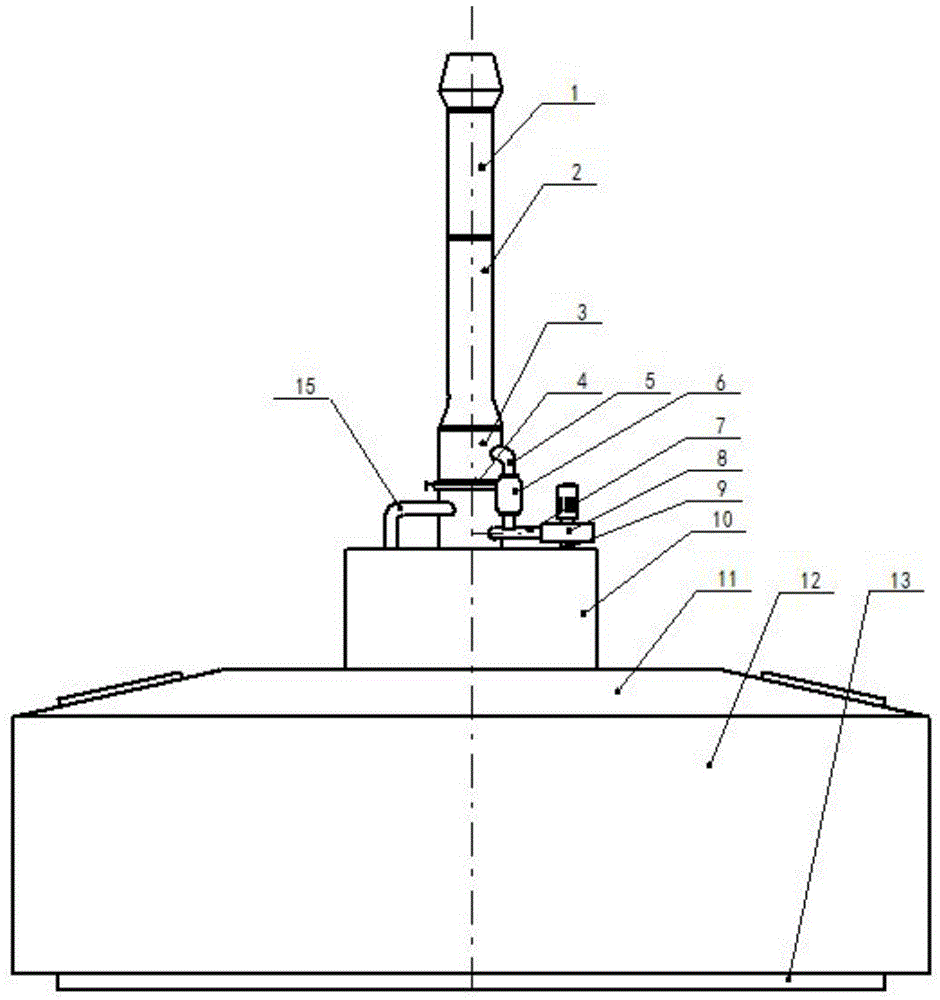 A gas purification device for domestic waste flash mineralization processor