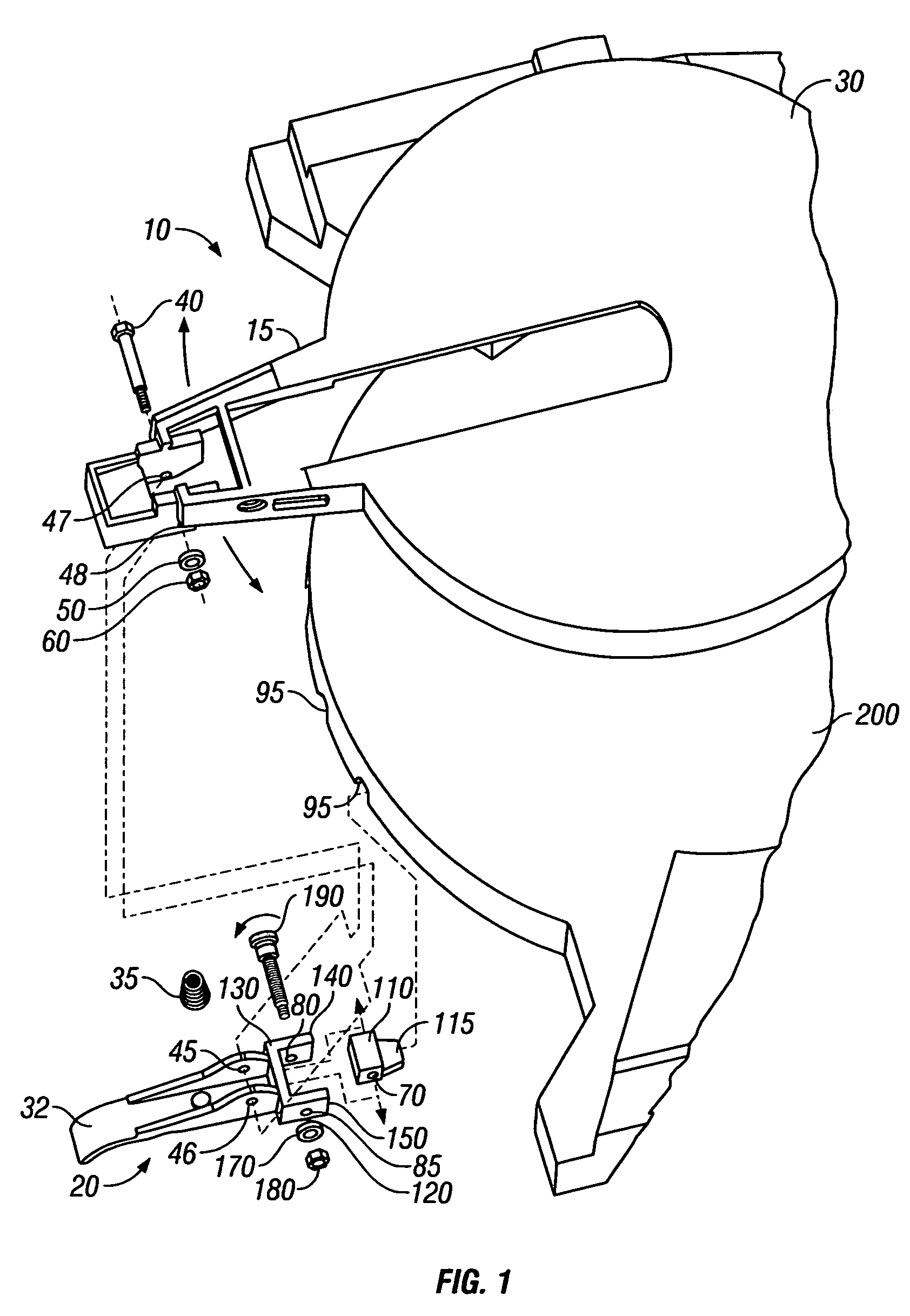 Fine-adjustment mechanism to preset a miter saw for precision miter cuts