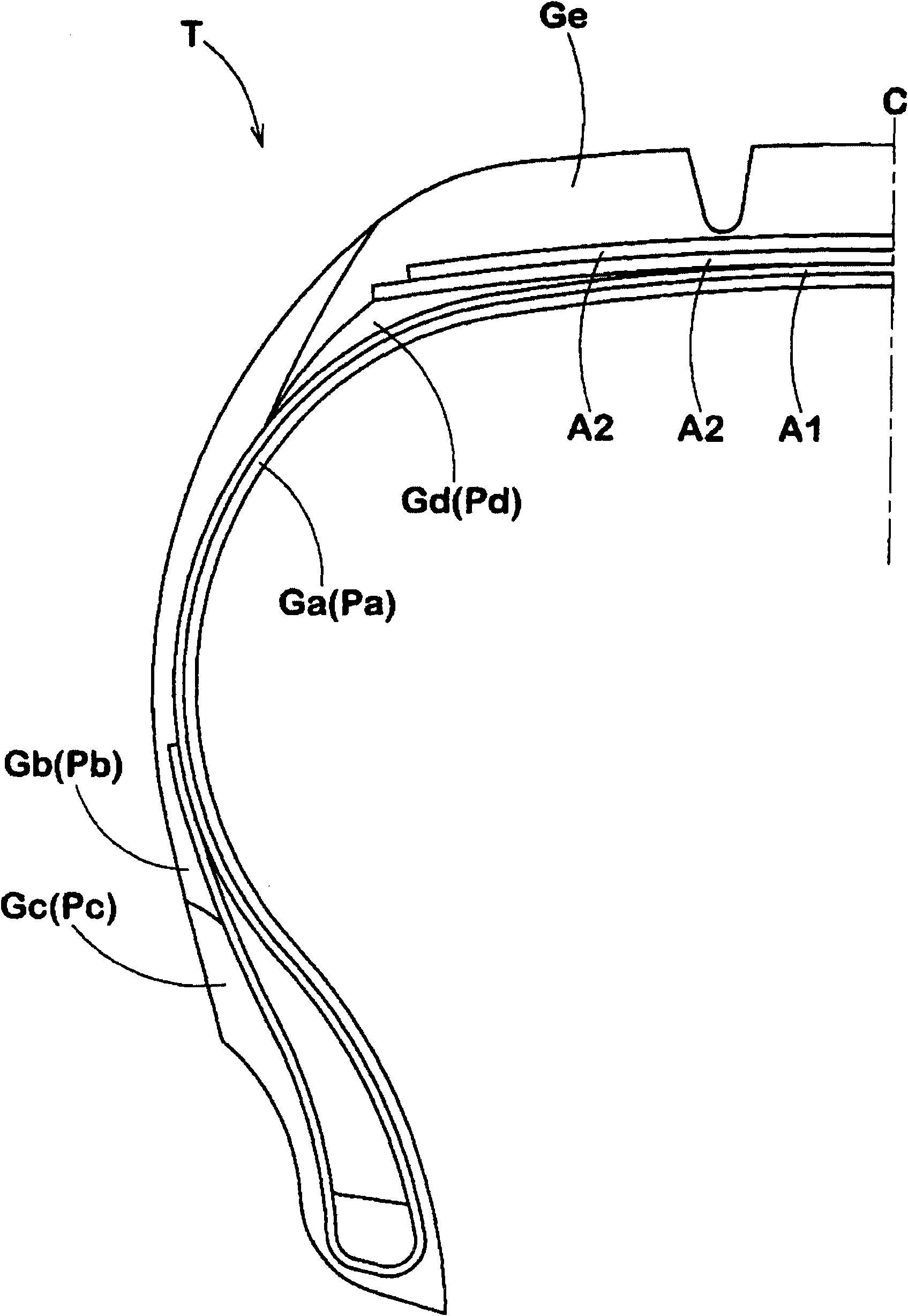 Manufacturing method of rubber component for tire and manufacturing device used therein