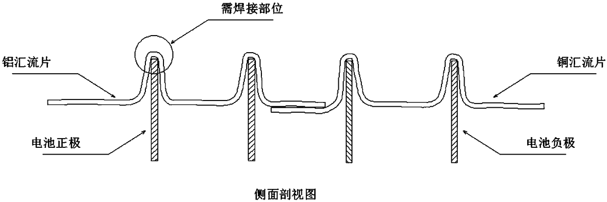 Battery module welding method and system