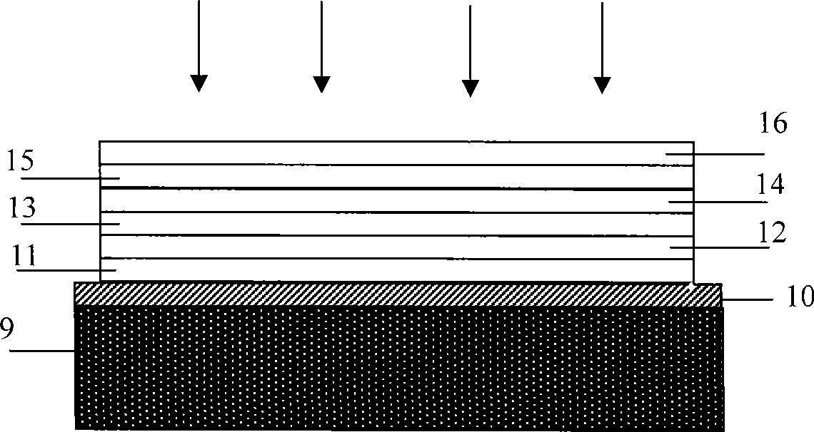 Polycrystalline-silicon carbide lamination thin-film solar cell