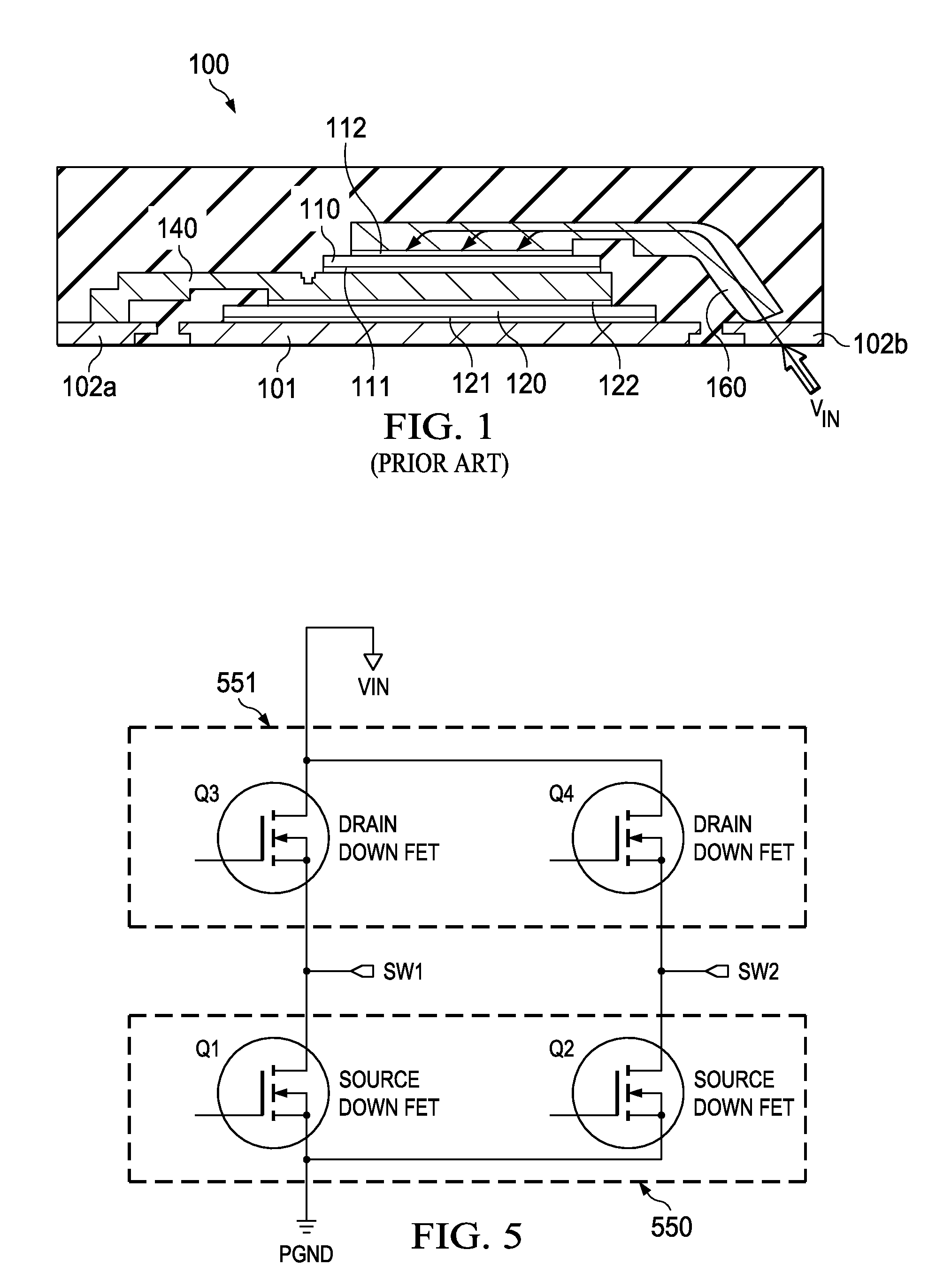 Integrating multi-output power converters having vertically stacked semiconductor chips