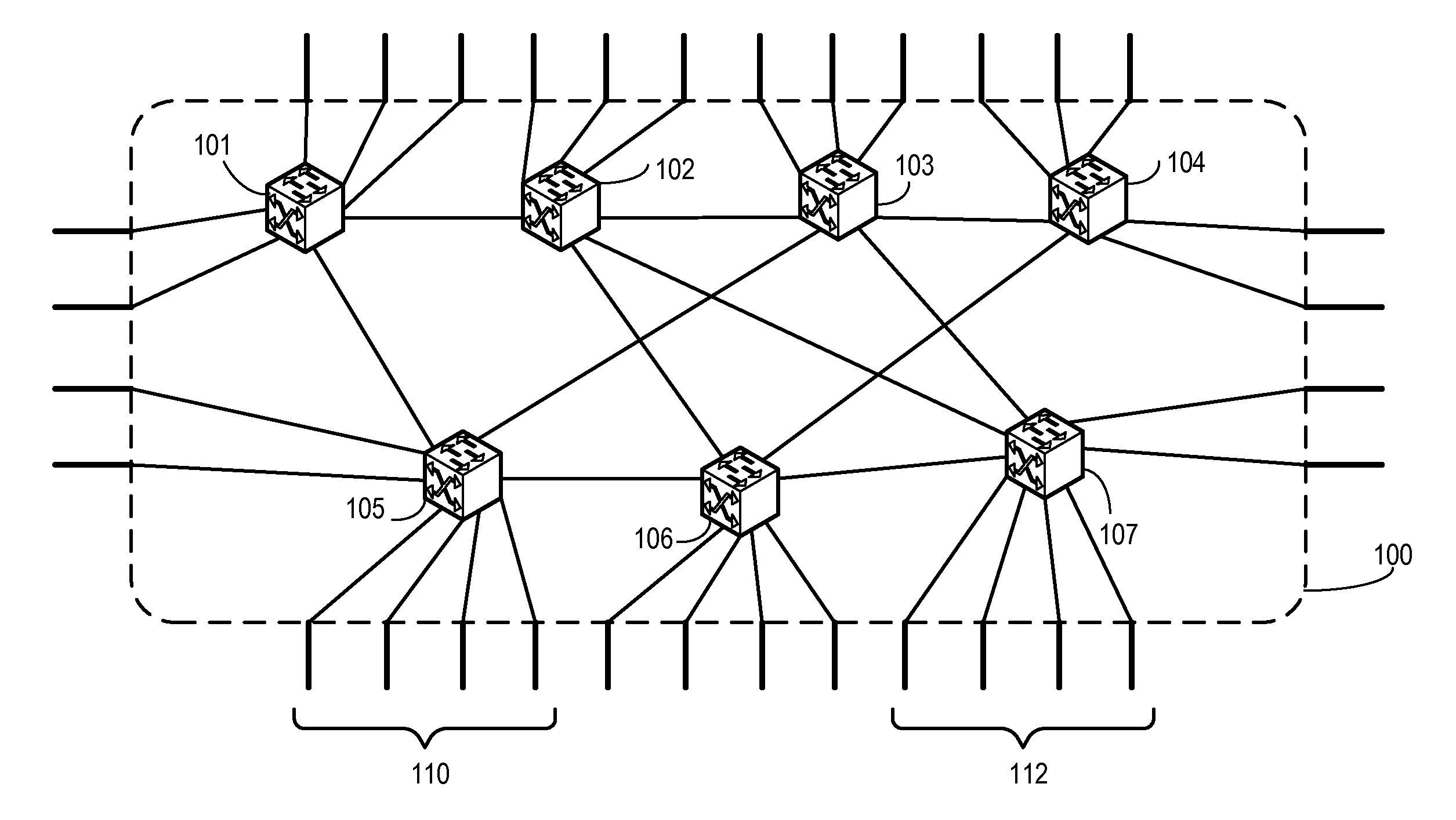 Distributed configuration management for virtual cluster switching