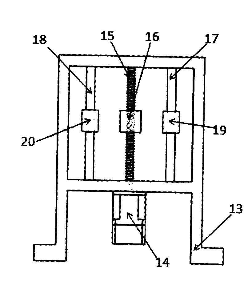 Non-contact measurement apparatus of inner and outer diameters of large-diameter circular ring type component