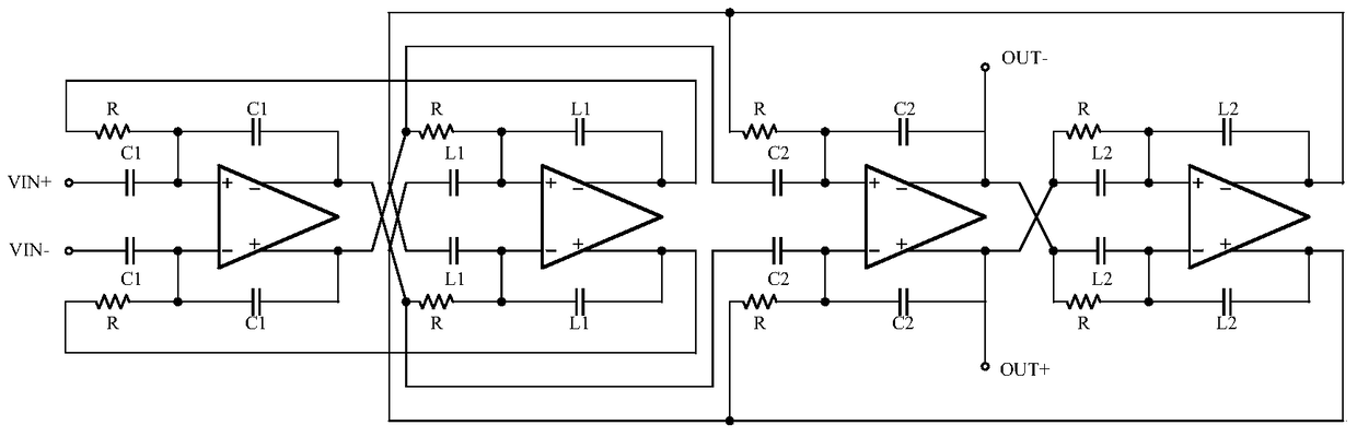 High-pass filter startup circuit