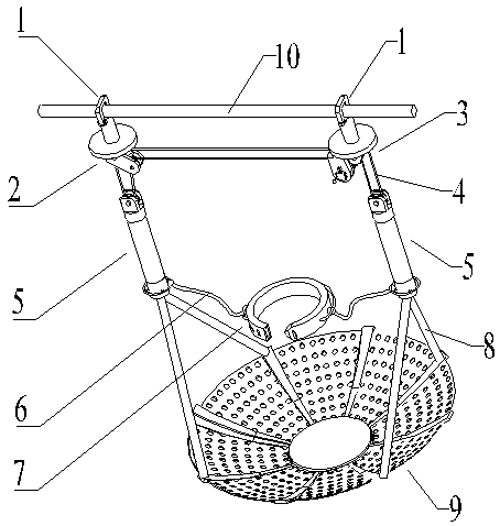 Portable power construction overhauling protection device