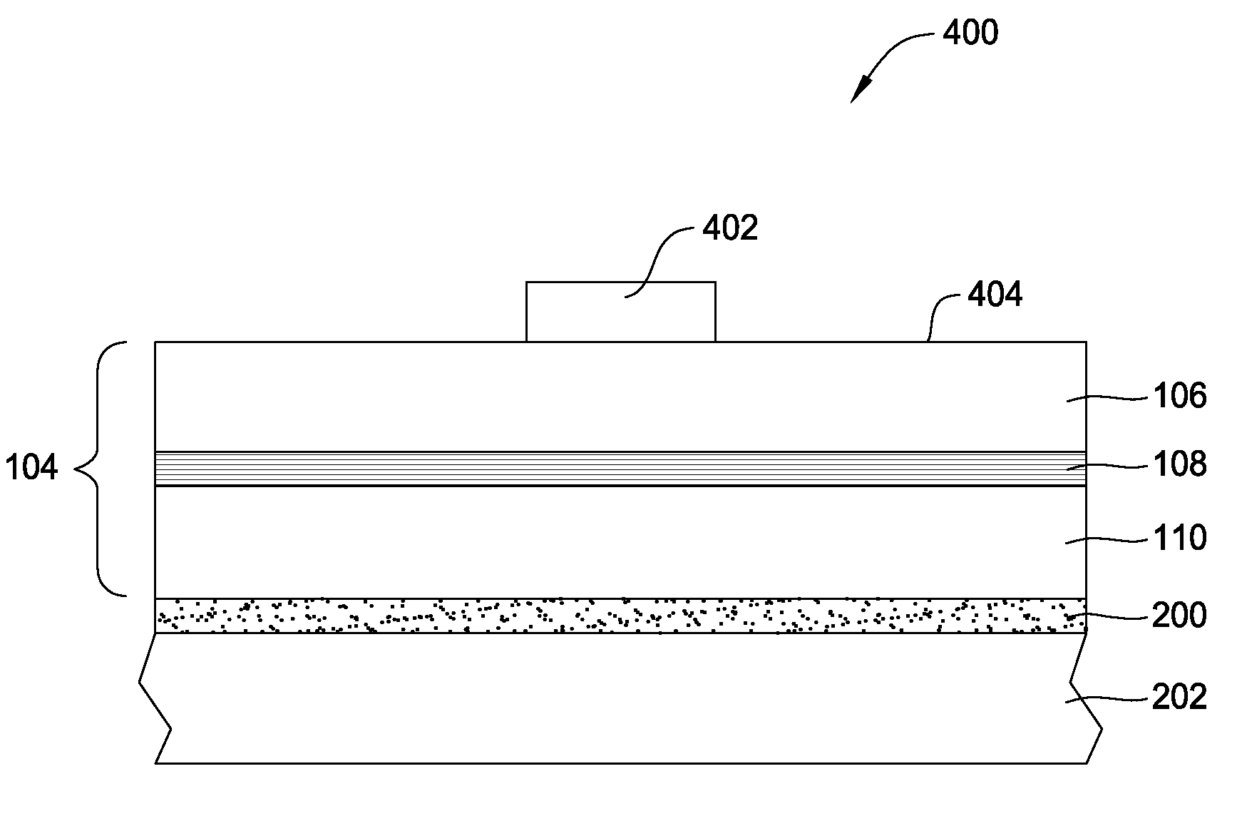 Method of making high efficiency UV vled on metal substrate