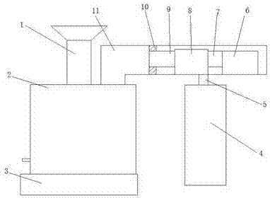 Sewage treatment plant for temporary prefabricated house