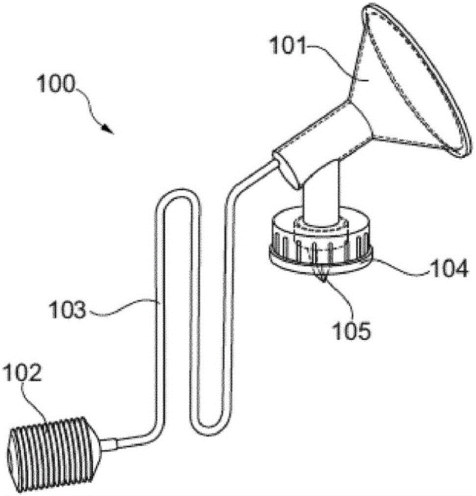 A breast pump device