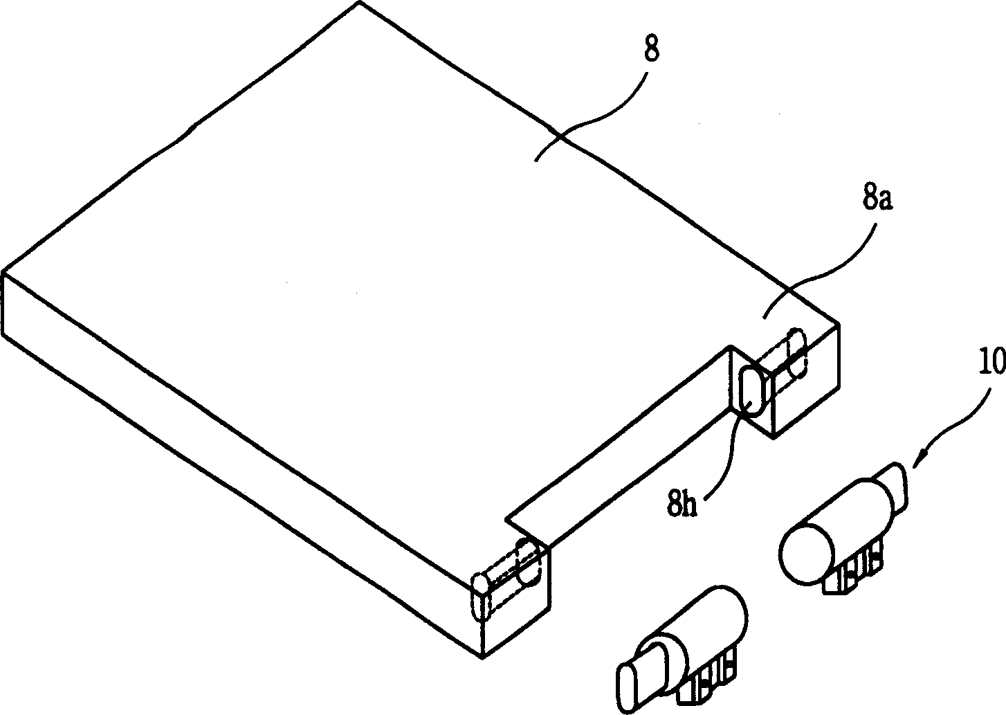 Hinge structure of refrigerator door for storing pickles