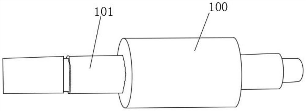 Cast steel supporting roller and preparation method thereof