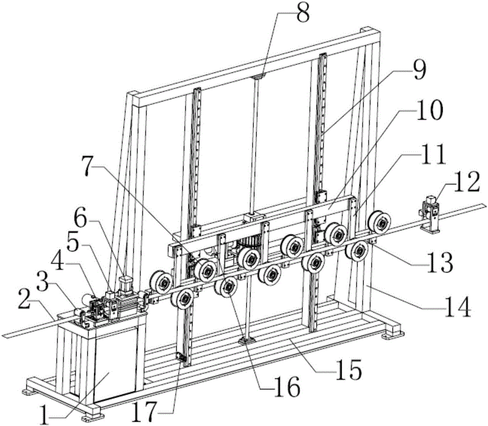 Coextrusion steel belt storage machine