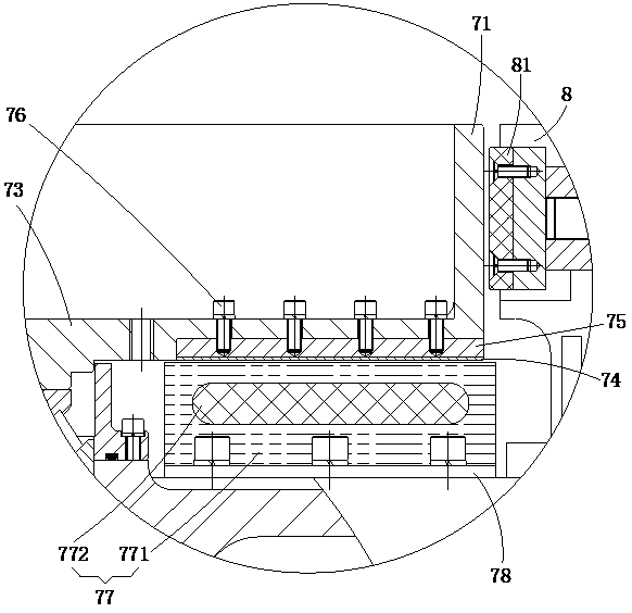 Numerical control electric screw press driven by disk type linear motor