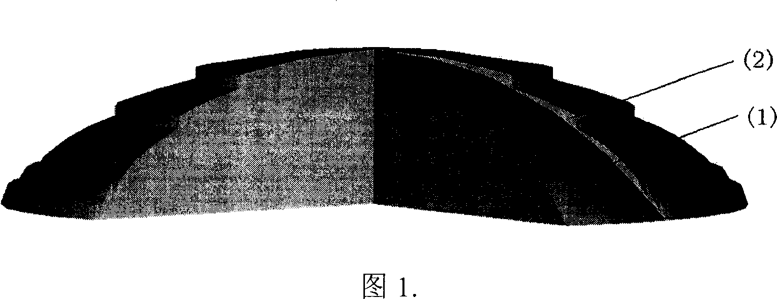 Diffractive and refractive mixed optical element for providing aspherical degree and design method thereof