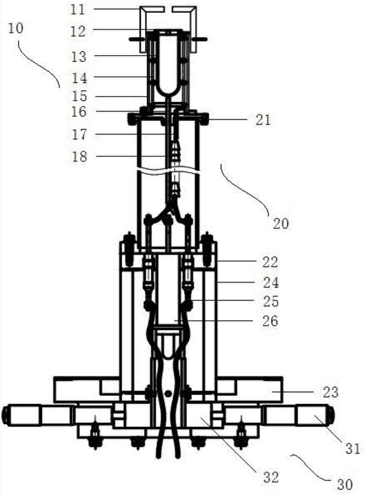 Two-dimension adjustable temperature control beam source device