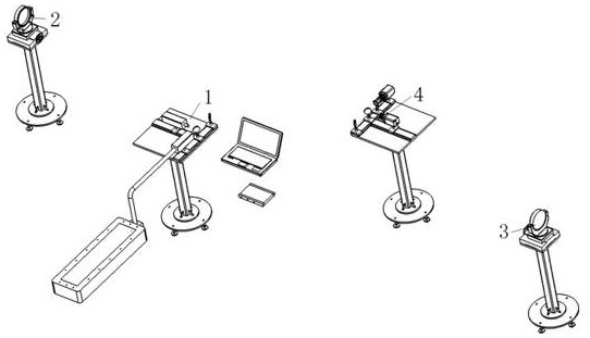 Compressible Reynolds stress measurement system based on composite schlieren technology