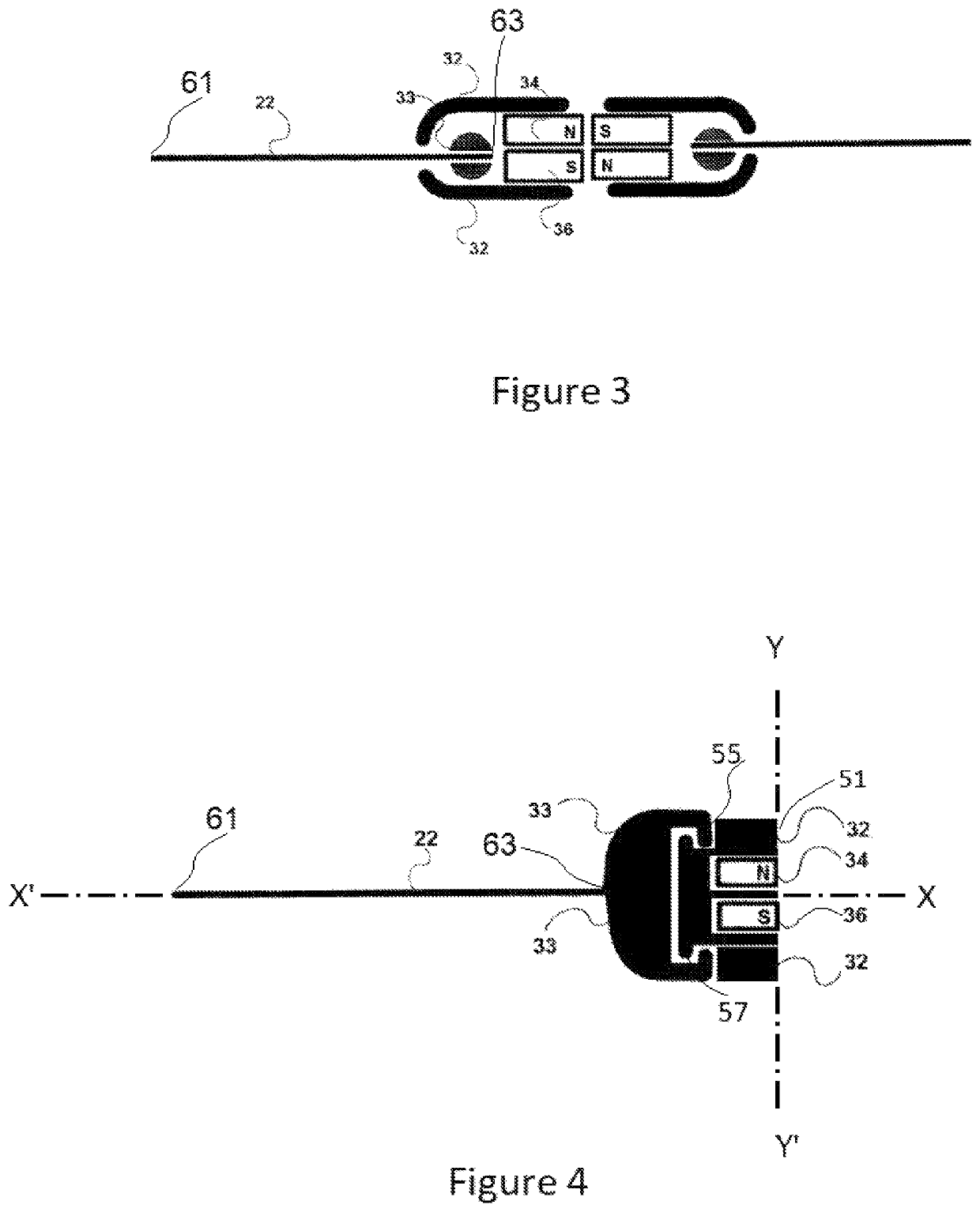 Atom-models consisting of a central body attached to orientable magnets